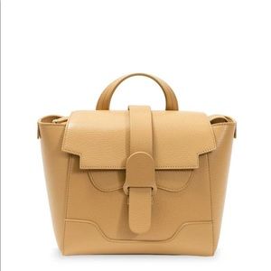 Senreve Mini Maestra bag in butterscotch dolce leather